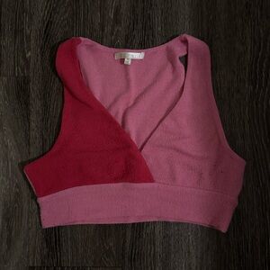 Z Supply Pink Crop Top